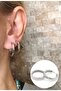 100% 316l Surgical Steel Hoop Earring - Thickness 2.5 Mm - Ring Inner Diameter 16 Mm - 1 Pair