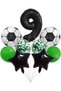 Football Concept 9 Year Old Balloon Set Match Concept Birthday Set Age Balloon Set