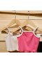 2 Pieces Girl's Strappy Camisole Blouse Top Clothing (0-6 Years)