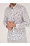 Long Sleeve Slim Fit White Shirt - 3