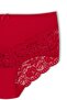 2-Piece Cotton Front Back V Lace High Waist Plus Size Women's Panties - 6