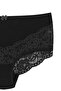 2-Piece Cotton Front Back V Lace High Waist Plus Size Women's Panties - 7
