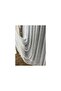 Slub Tulle 1/3 Close Pleat First Class Tulle Curtain Plain White Tulle Wrinkle-Free 220 X 250 - 3
