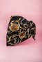 Black Chain and Belt Patterned Short Pareo Satin No Sheer Women's Beach Dress New Season