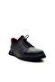 Men's Genuine Leather Stretch Elastic Black Casual Shoes 3k0795-2297 - 2