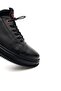 Men's Genuine Leather Stretch Elastic Black Casual Shoes 3k0795-2297 - 6