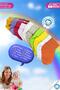 Organic 10 Colored Boxed Baby Girl Socks 0-2 Years - 7