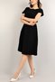 Black Color Pleated Belted Evening Dress and Graduation Dress 120 582059 109404 - 4