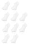 10 Pack Men's White Bamboo High Quality Seamless Soft Breathable Sneakers Socks