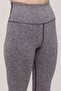 High Waist Strict Purple Bermuda Capri Yoga Tights - 7