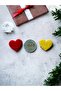 Red Heart Felt 25 Pieces 25 mm - Felt Motif - Heart Shaped Ornament -T490 - 4
