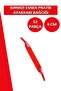 أربطة حذاء مطاطية عملية باللون الأحمر من Lucky Red، زوج واحد من 12 قطعة - 2