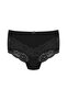 2-Piece Cotton Front Back V Lace High Waist Plus Size Women's Panties - 3