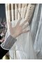 Slub Tulle 1/3 Close Pleat First Class Tulle Curtain Plain White Tulle Wrinkle-Free 220 X 250