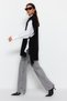 Black Side Tie Detailed Polo Neck Knitwear Sweater TCTAW24UV00028 - 3