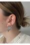Silver Color Set of 6 Earrings - 5