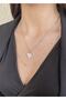 Mother of Pearl Combination Heart Figured Necklace - 2