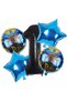Batman 1 Year Old Balloon Set Star Balloon Foil Set Concept Birthday Set Age Balloon Set