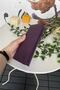 Women's Purple Wallet Genuine Leather Long Wallet with Phone Compartment, Magnet and Handband |   Verona - 2