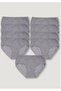 Women's Gray 9 Pack Lycra Bato Panties Elf568tccm9 New Season
