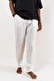 Men's Muslin Loose White Trousers - 3
