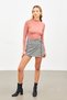 Women's Salmon Turtleneck Blouse - 6