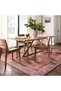 Ethnic Classic Brick Color Woven Base Digital Printed Carpet Mira 1374 - 3