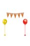 Single Leg Yellow Red Balloon Stand Galatasaray Balloon Stand And Happy Birthday Pennant