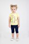 Baby Girl Capris Short Sleeve Giraffe Print Summer Basic Bottom-Top Set 6-24 Months - 4