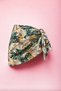 Large Yellow Green Monstera Patterned Short Pareo Satin No Sheer Women's Beach Dress New Season