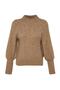 Camel Soft Textured Hair Braided Sweater TWOAW21KZ0109 - 6