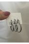 Silver Color Set of 6 Earrings - 3