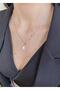 Gold Mother of Pearl Moon Combination Women's Necklace