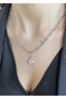 Women's Moon Chain Necklace - 2