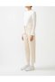 High Waist Cream Mom Jeans Lycra Flexible Extra Comfortable Fit Light Cream Jeans