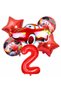 Cars Cars Lightning Mcqueen Race Car Concept 2 Year Old Balloon Set Cars Cars Birthday Set
