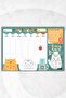 مخطط أسبوعي للأطفال - A4 - 30 ورقة - مخطط للطلاب - مخطط مدرسي - جدول دراسي