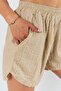 Beige Kyra Muslin Women's Mini Shorts - 5