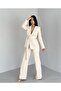 Women's Belted Jacket Trousers Set Stone - 6