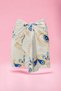 White Eye Patterned Short Pareo Satin Women's Beach Dress New Season - 2