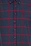 Men's Navy Blue Long Sleeve Shirt - 6