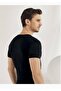Men's Black Short-Sleeve V-Neck Tank Top M Sh New Season (2-Piece Economical Pack) - 2