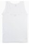 Girl's White 100% Cotton Strappy Undershirt New Season (2 Economical Package)