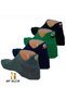 Unisex Set of 4 Emoji Embroidered Ballerina Socks - 2