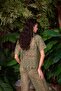 Harper Lace Khaki Trousers Shirt Set - 7