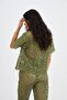 Harper Lace Khaki Trousers Shirt Set - 8