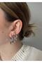 Silver Color Set of 6 Earrings - 4
