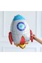 Space Cosmic Galaxy Astronaut 5 Year Old Balloon Set Star Balloon Foil Set Concept Birthday Set - 3