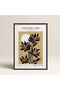 Black Wooden Framed Painting Framed Poster Artistic Modern Wall Decor (Flower280-Black-50X70)