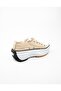 231904 Beige Thick Sole Linen Women's Sneakers - 4